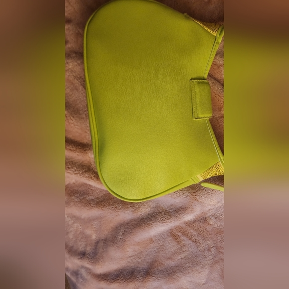 Cyber Lime Shoulder Steve Madden Bedazzled Purse - Picture 6 of 11